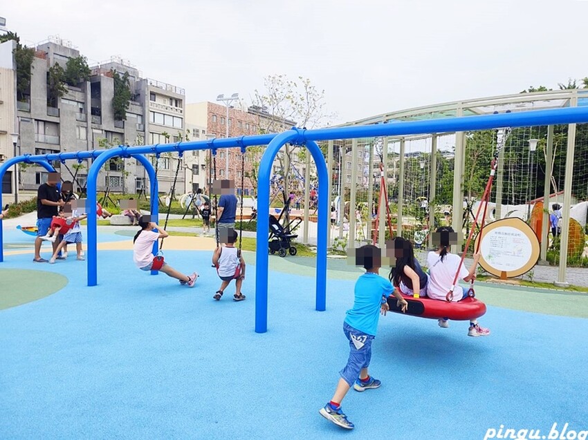 彰化縣員林市彰化特色公園｜員林三和公園 員林共融式公園  3層樓高塔溜滑梯 首座四合一公園