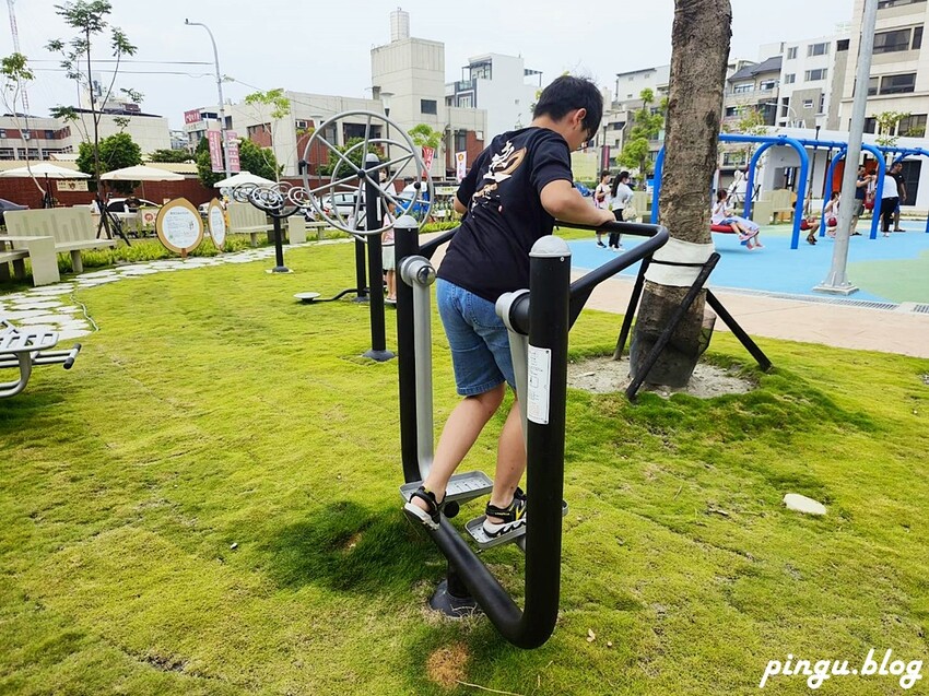 彰化縣員林市彰化特色公園｜員林三和公園 員林共融式公園  3層樓高塔溜滑梯 首座四合一公園