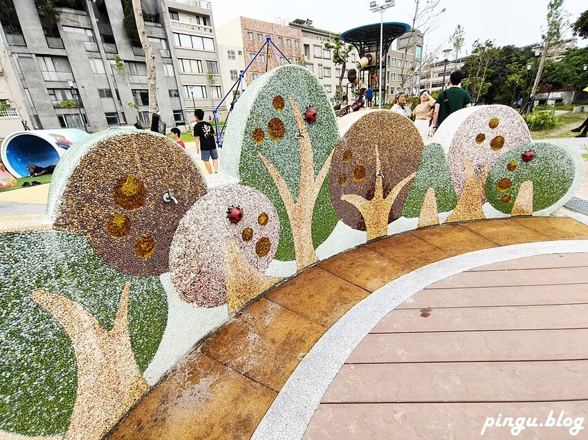 彰化縣員林市彰化特色公園｜員林三和公園 員林共融式公園  3層樓高塔溜滑梯 首座四合一公園