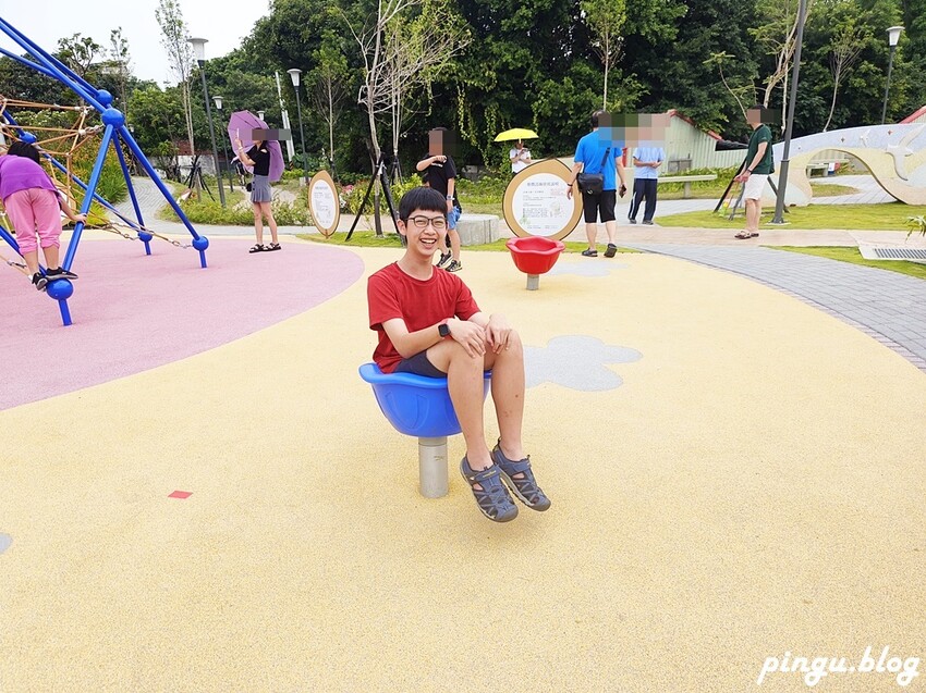 彰化縣員林市彰化特色公園｜員林三和公園 員林共融式公園  3層樓高塔溜滑梯 首座四合一公園