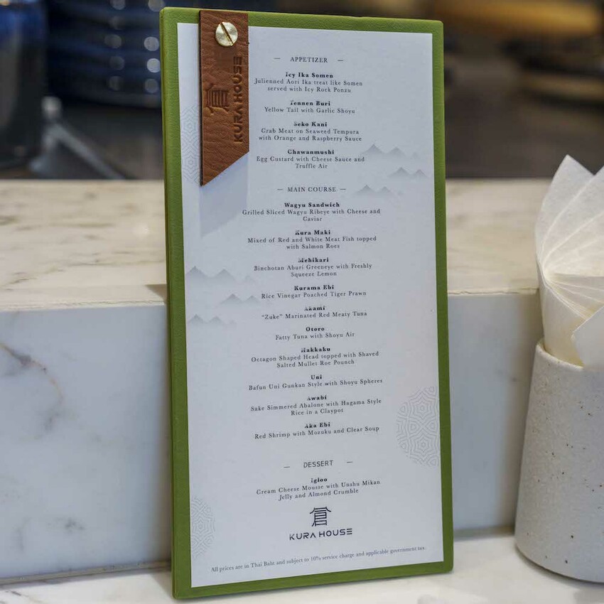 泰國曼谷美食 Kura House｜儀式感十足的Omakase日式料理