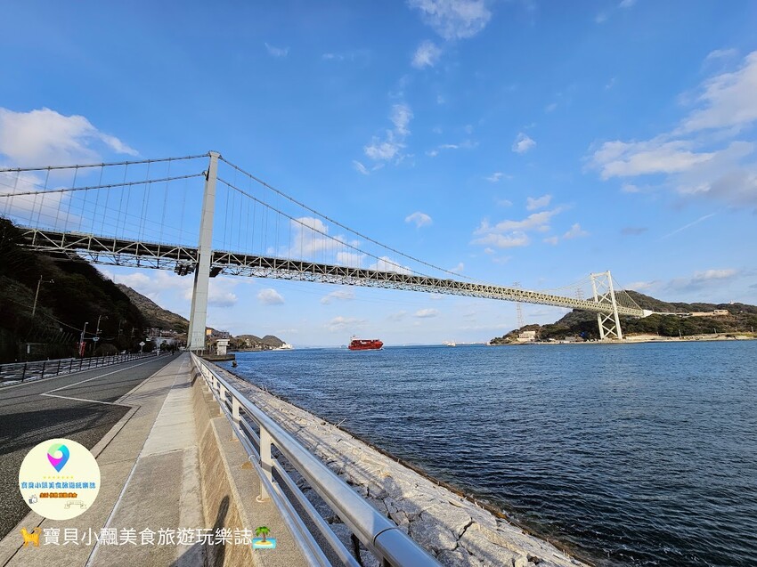 日本[旅遊]日本 九州 乘聯絡船欣賞關門海峽及關門橋美景，只要5分鐘就可以從九州(門司)橫跨本州(下關)