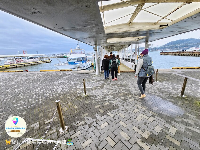 日本[旅遊]日本 九州 乘聯絡船欣賞關門海峽及關門橋美景，只要5分鐘就可以從九州(門司)橫跨本州(下關)