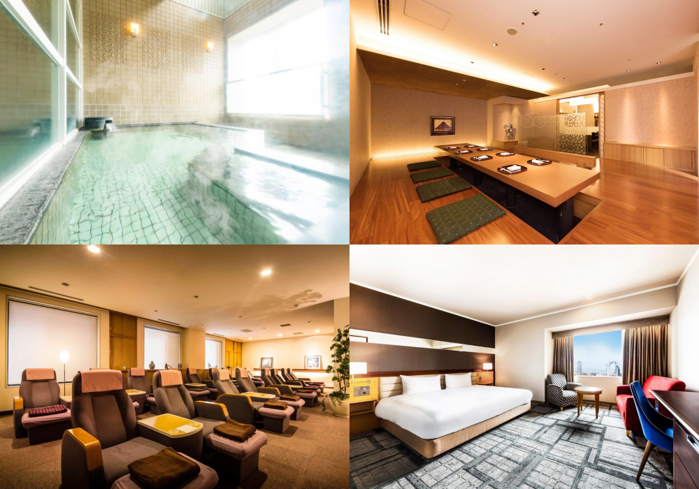 大阪溫泉TOP 3必住，免費泡溫泉和宵夜！