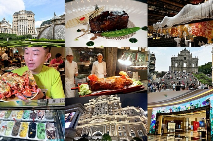 澳門【澳門2024】Day2+Day3-米其林二星8餐廳、dino Burger、新肥仔文水蟹粥、Goat奶酪花杯子、賞咖啡燕窩蛋撻