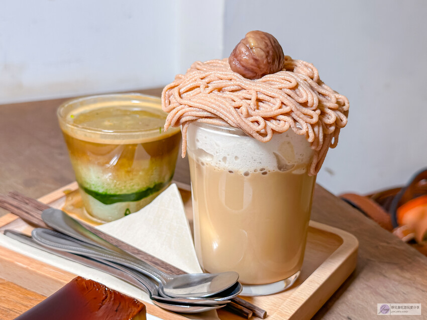 澳門美食Single Origin，秋季特色甜點推薦，包括栗子與焦糖布丁。