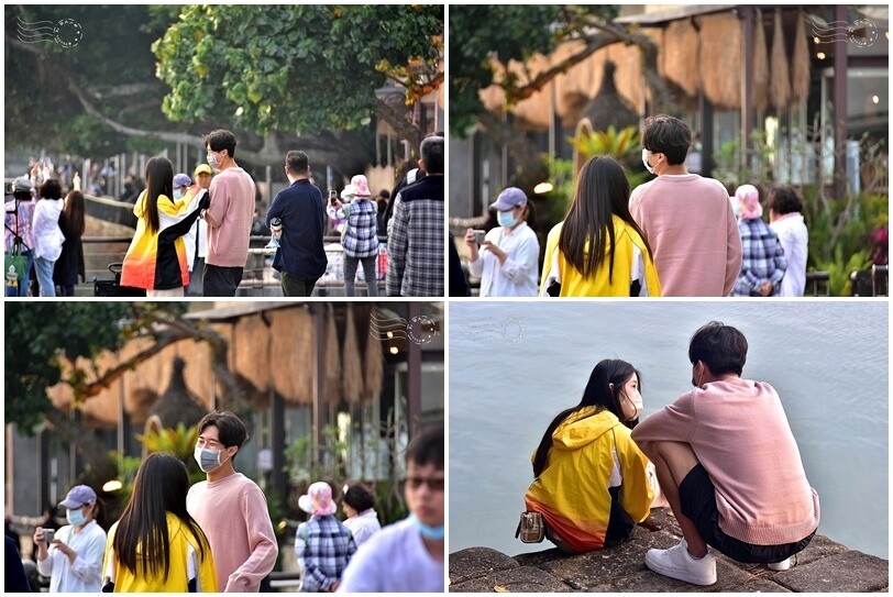 淡水渡船頭情侶