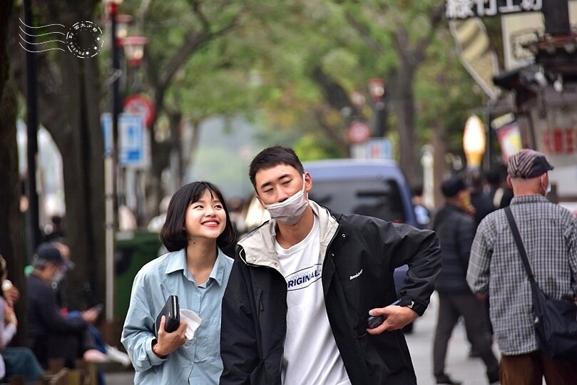 淡水渡船頭情侶