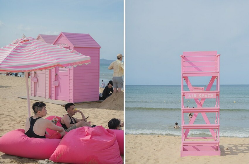 福隆沙雕藝術季 》LINE FRIENDS 明星沙雕主題、粉 DSC03544-side