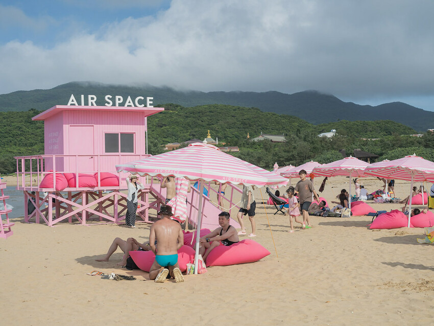 福隆沙雕藝術季 》LINE FRIENDS 明星沙雕主題、粉 DSC03537