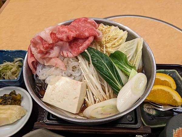 日本橋よつ谷壽喜燒定食