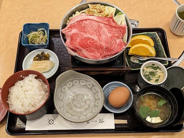 日本橋よつ谷壽喜燒定食