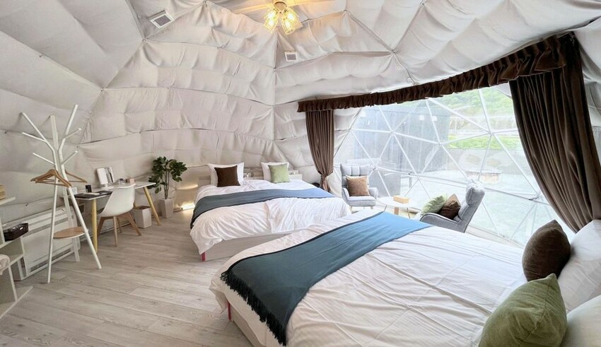 美肌之湯 小鹿野溫泉飯店|圓頂帳篷豪華露營/露天&室內溫泉/三溫暖-【豪華露營套房】3人入住|圓頂帳篷+露天溫泉+三溫暖-2 美肌之湯 小鹿野溫泉飯店|圓頂帳篷豪華露營/露天&室內溫泉/三溫暖-【豪華露營套房】3人入住|圓頂帳篷+露天溫泉+三溫暖-2