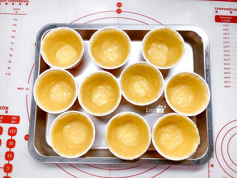 烘焙筆記│德式布丁塔，雞蛋和鮮奶油的蛋奶液比例