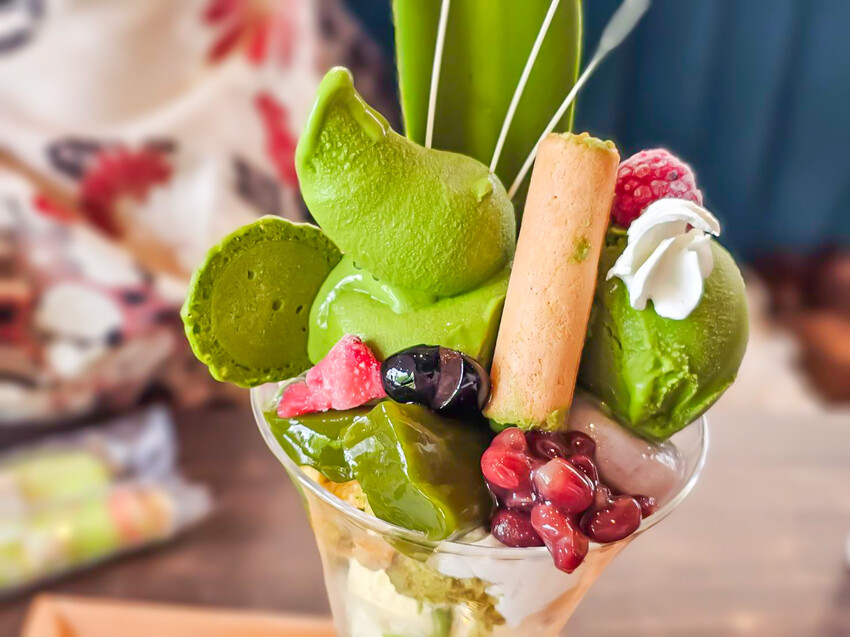 日本French cafe CHASEN 高台寺｜打開蒲島太郎的龍宮寶盒！超夢幻抹茶甜點玉手箱