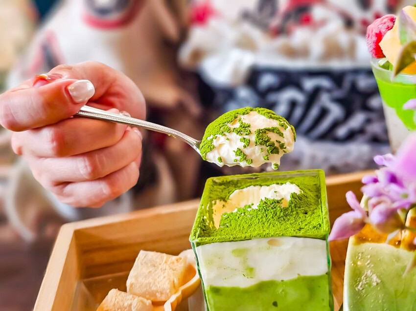 日本French cafe CHASEN 高台寺｜打開蒲島太郎的龍宮寶盒！超夢幻抹茶甜點玉手箱