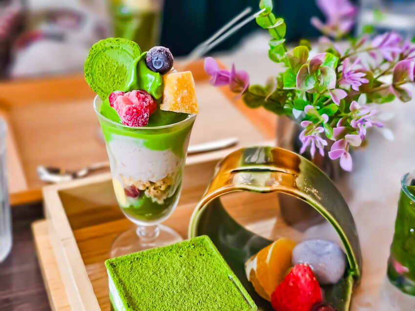 日本French cafe CHASEN 高台寺｜打開蒲島太郎的龍宮寶盒！超夢幻抹茶甜點玉手箱