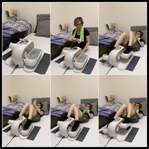 居家運動推薦【Easy Go電動循環健走享走機】不需安裝，快