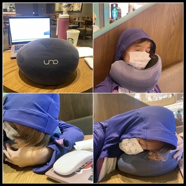 【飛機枕/旅行頸枕推薦】『UNO KNIT織麻枕 』 親膚細