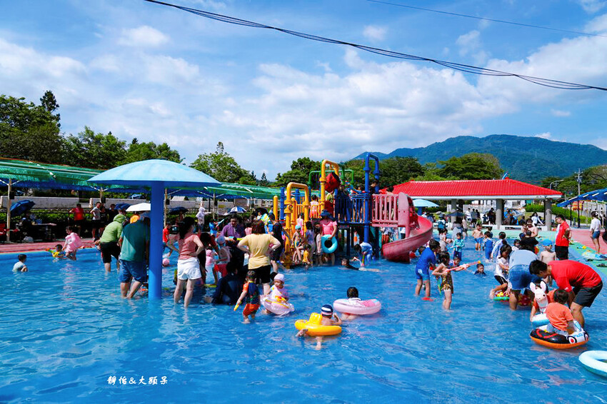 竹崎親水公園，夏日親子玩水好去處，有沖洗間及停車場，嘉義免費