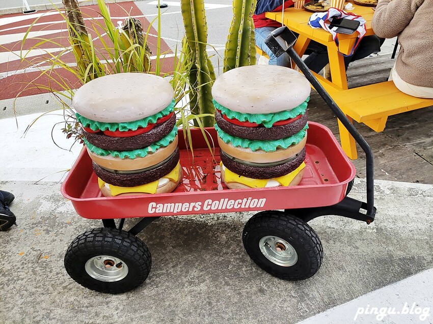 日本氾濫漢堡|沖繩瀨長島美食 一口無法掌握的漢堡 氾濫到了極致