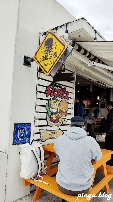 日本氾濫漢堡|沖繩瀨長島美食 一口無法掌握的漢堡 氾濫到了極致