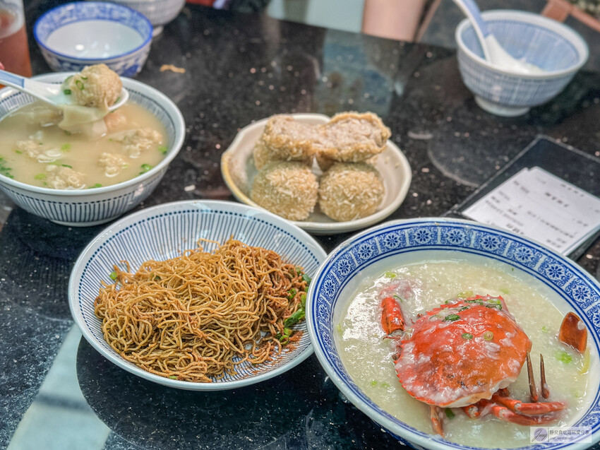 澳門美食、六記粥麵，79年老店的水蟹粥與蝦子麵！