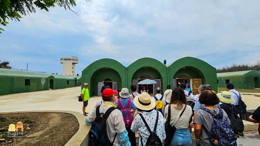 澎湖縣馬公市馬公金龜頭砲臺文化園區，鎮守馬公港的要塞，每日限額參觀的「戰役密道」有夠浮誇