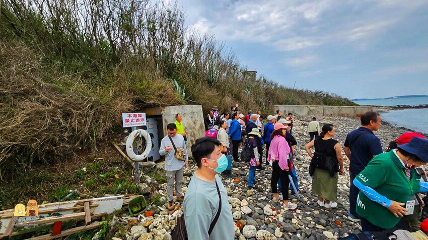 澎湖縣馬公市馬公金龜頭砲臺文化園區，鎮守馬公港的要塞，每日限額參觀的「戰役密道」有夠浮誇