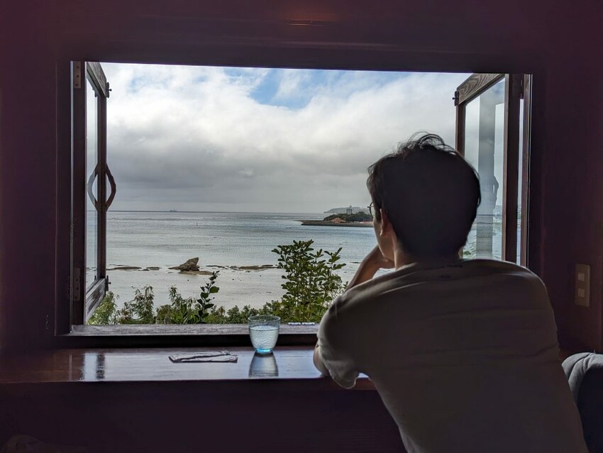 【沖繩美食】山の茶屋・楽水|沖繩南部最棒的海景餐廳