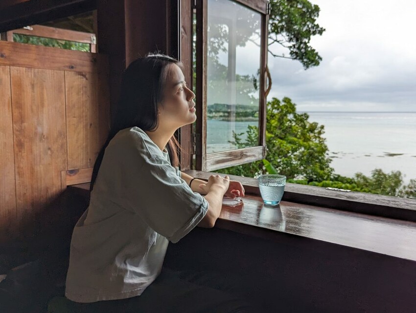 【沖繩美食】山の茶屋・楽水|沖繩南部最棒的海景餐廳
