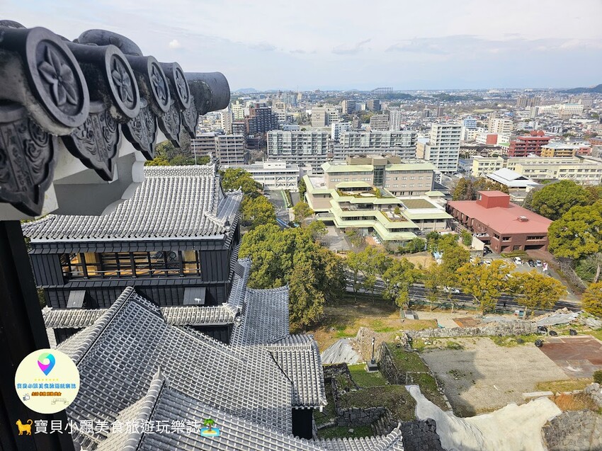 日本[旅遊]日本 熊本 熊本城 百大名城同時也是日本三大名城 登上天守閣 欣賞遼闊的熊本市景