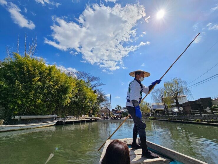 日本[旅遊]福岡 乘坐小舟悠遊柳川 欣賞獨特美景 不時船夫還會有唱經典童謠 悠閒享受難得自在時光~下船後周邊景