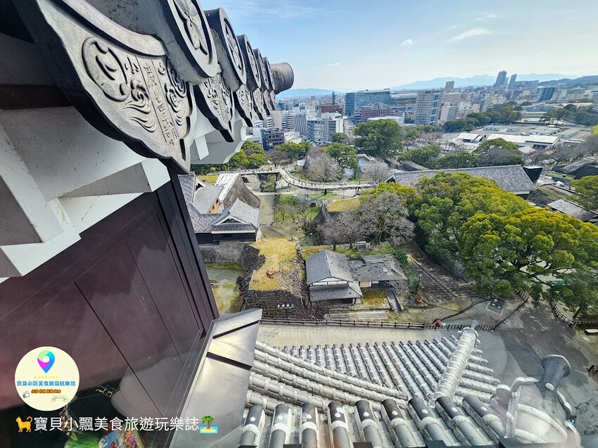 日本[旅遊]日本 熊本 熊本城 百大名城同時也是日本三大名城 登上天守閣 欣賞遼闊的熊本市景