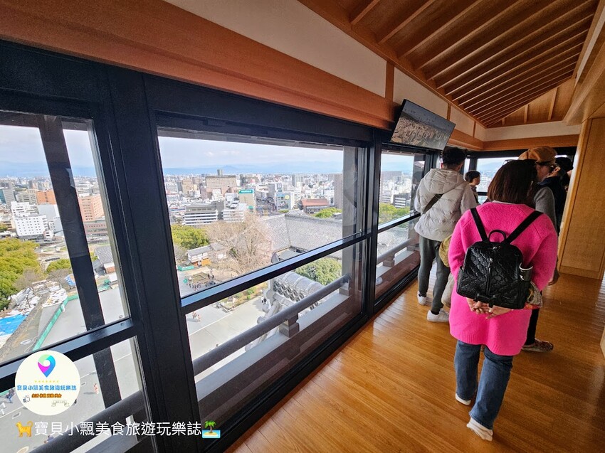 日本[旅遊]日本 熊本 熊本城 百大名城同時也是日本三大名城 登上天守閣 欣賞遼闊的熊本市景