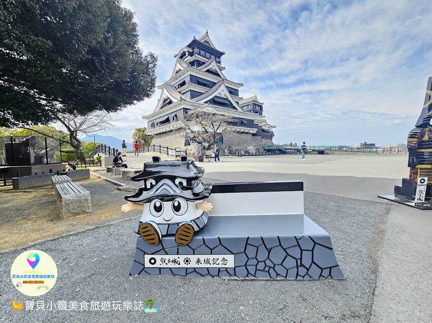 日本[旅遊]日本 熊本 熊本城 百大名城同時也是日本三大名城 登上天守閣 欣賞遼闊的熊本市景