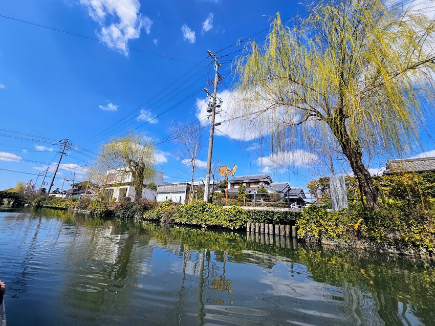 日本[旅遊]福岡 乘坐小舟悠遊柳川 欣賞獨特美景 不時船夫還會有唱經典童謠 悠閒享受難得自在時光~下船後周邊景