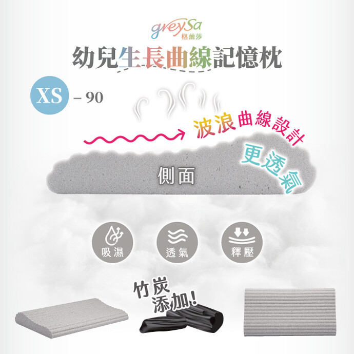 [ 寶寶記憶枕推薦 ] GreySa格蕾莎 幼兒生長曲線記憶
