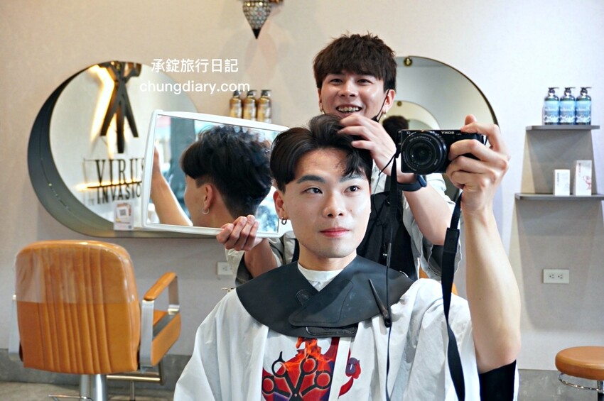 台中三七分韓系紋理燙！Virus hair salon逢甲店｜24h日夜間髮廊