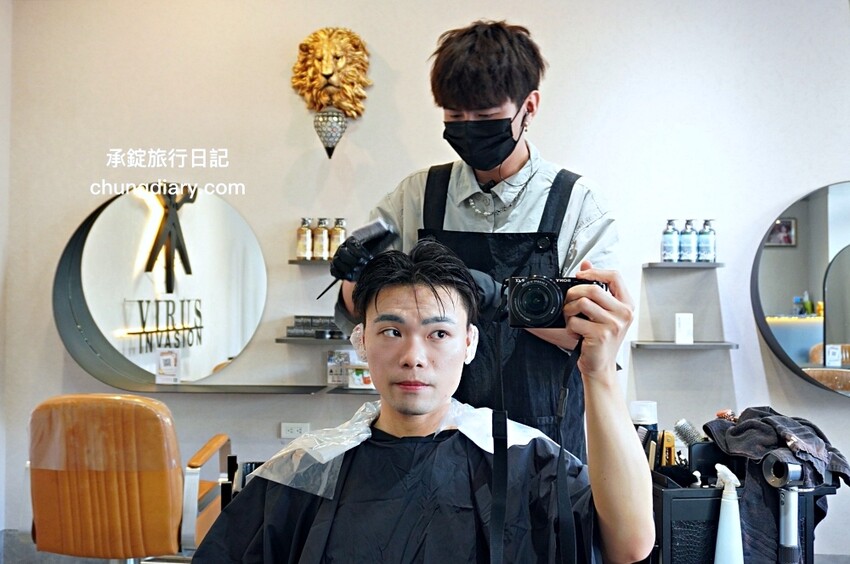 台中三七分韓系紋理燙！Virus hair salon逢甲店｜24h日夜間髮廊