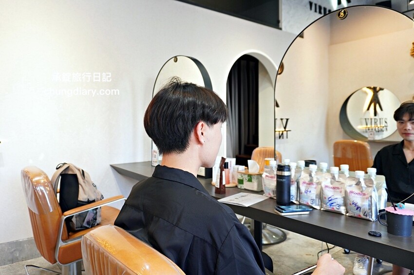 台中三七分韓系紋理燙！Virus hair salon逢甲店｜24h日夜間髮廊