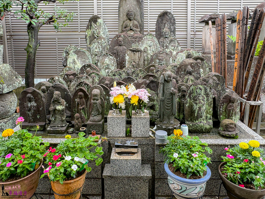 日本法輪寺｜東京日本–東京最美的花手水，依季節不同推出鏤空花卉御朱印
