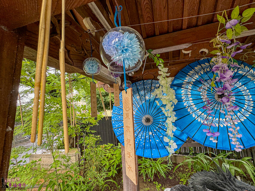 日本法輪寺｜東京日本–東京最美的花手水，依季節不同推出鏤空花卉御朱印