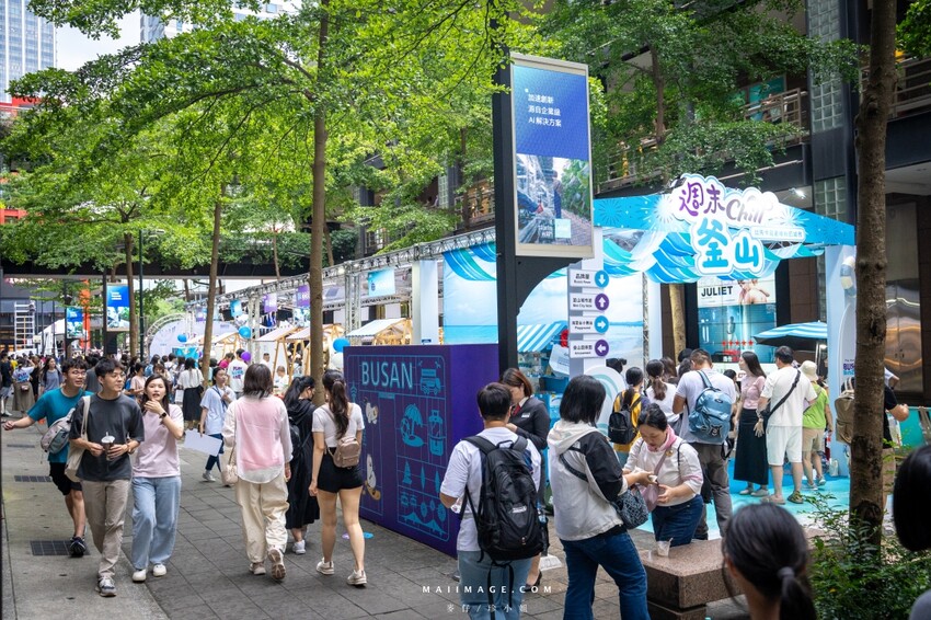 台北市信義區週末 Chill釜山～來香堤大道南段釜山Roadshow巿集逛逛吧，不用出國就能感受到釜山、VISIT BUSAN PASS、女王