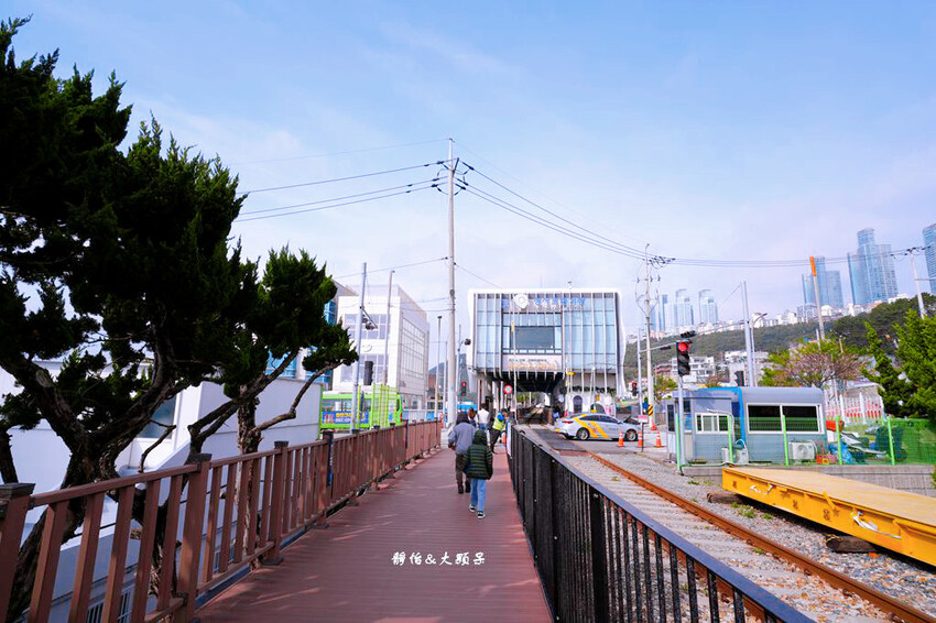 釜山海雲台藍線公園,海雲台天空膠囊列車,釜山美麗海岸風光一覽