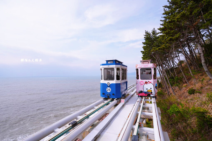 釜山海雲台藍線公園,海雲台天空膠囊列車,釜山美麗海岸風光一覽
