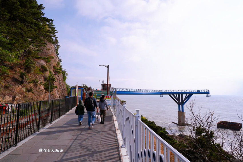 釜山海雲台藍線公園,海雲台天空膠囊列車,釜山美麗海岸風光一覽