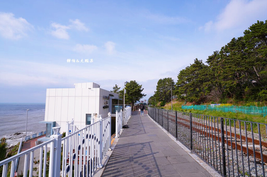 釜山海雲台藍線公園,海雲台天空膠囊列車,釜山美麗海岸風光一覽