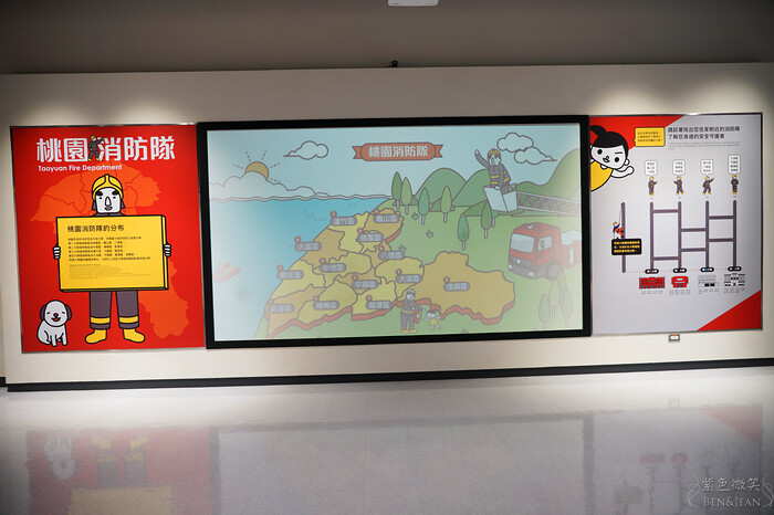 桃園市八德區桃園防災教育館》室內免費入場當一日小小消防員羅伊，多元的互動體驗、充滿了娛樂性與知識性