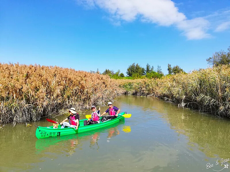 宜蘭縣五結鄉宜蘭五結一日遊》蘭陽溪口休閒農業區景點～精采獨木舟、蝦丸DIY 、釣蝦體驗，特色下午茶